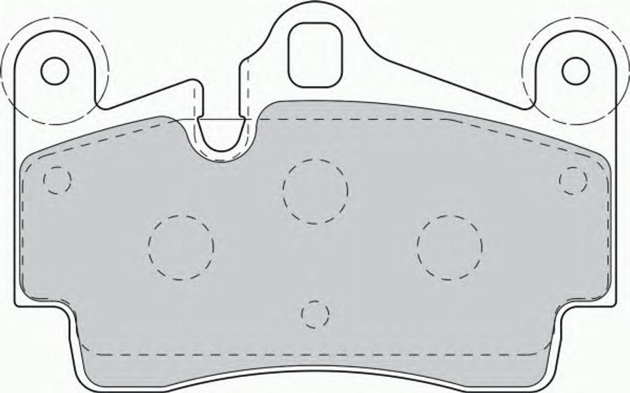Ferodo FQT1627 - Комплект спирачно феродо, дискови спирачки vvparts.bg