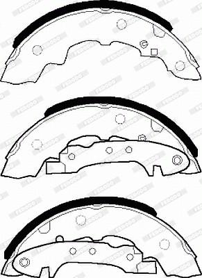Ferodo FSB55K - Комплект спирачна челюст vvparts.bg