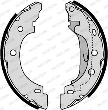 Ferodo FSB583 - Комплект спирачна челюст vvparts.bg