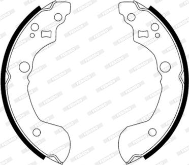 Ferodo FSB574 - Комплект спирачна челюст vvparts.bg