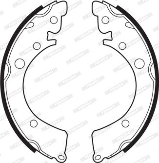 Ferodo FSB231 - Комплект спирачна челюст vvparts.bg