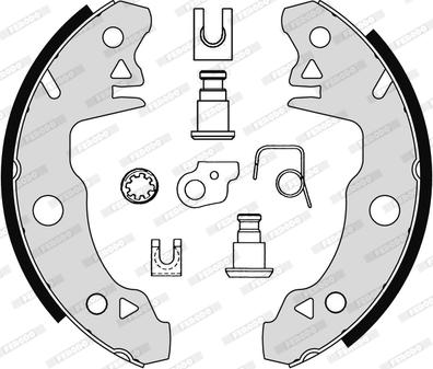 Ferodo FSB72 - Комплект спирачна челюст vvparts.bg