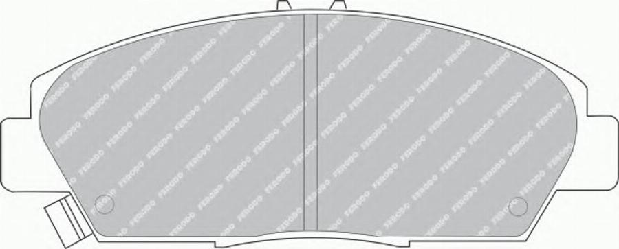 Ferodo FSL904 - Комплект спирачно феродо, дискови спирачки vvparts.bg