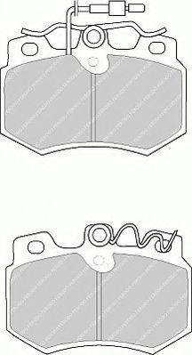 Ferodo FSL455 - Комплект спирачно феродо, дискови спирачки vvparts.bg