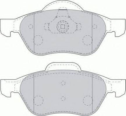 Ferodo FSL1440 - Комплект спирачно феродо, дискови спирачки vvparts.bg