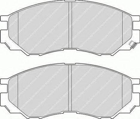 Ferodo FSL1422 - Комплект спирачно феродо, дискови спирачки vvparts.bg