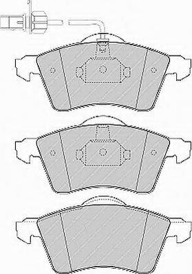 Ferodo FSL1518 - Комплект спирачно феродо, дискови спирачки vvparts.bg