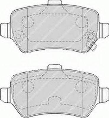 Ferodo FSL1521 - Комплект спирачно феродо, дискови спирачки vvparts.bg