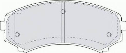 Ferodo FSL1603 - Комплект спирачно феродо, дискови спирачки vvparts.bg