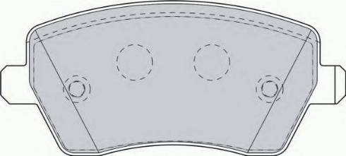 Ferodo FSL1617 - Комплект спирачно феродо, дискови спирачки vvparts.bg