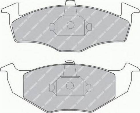 Ferodo FSL1101 - Комплект спирачно феродо, дискови спирачки vvparts.bg