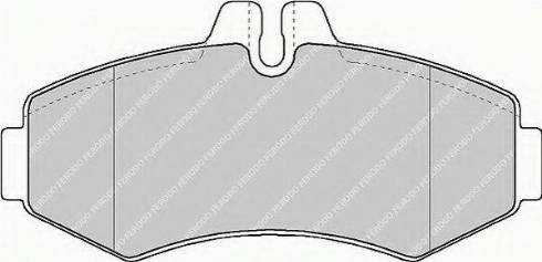 Ferodo FSL1304 - Комплект спирачно феродо, дискови спирачки vvparts.bg