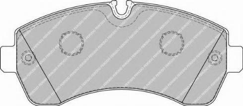 Ferodo FSL1777 - Комплект спирачно феродо, дискови спирачки vvparts.bg