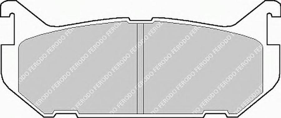 Ferodo FSL869 - Комплект спирачно феродо, дискови спирачки vvparts.bg