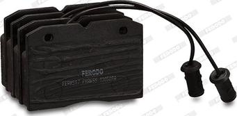 Ferodo FVR655-D - Комплект спирачно феродо, дискови спирачки vvparts.bg