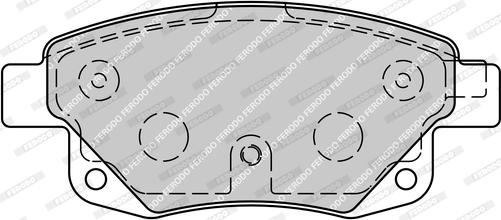 Ferodo FVR1930-D - Комплект спирачно феродо, дискови спирачки vvparts.bg