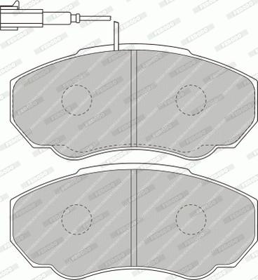 Ferodo FVR1478 - Комплект спирачно феродо, дискови спирачки vvparts.bg