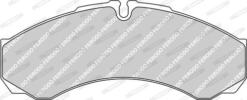 Ferodo FVR1102-D - Комплект спирачно феродо, дискови спирачки vvparts.bg