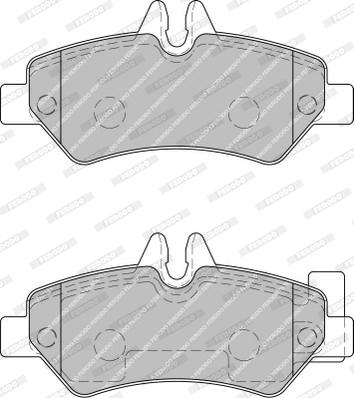 Ferodo FVR1780 - Комплект спирачно феродо, дискови спирачки vvparts.bg