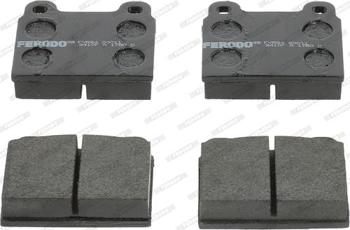 Ferodo FVR84 - Комплект спирачно феродо, дискови спирачки vvparts.bg