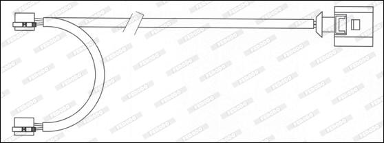 Ferodo FWI347 - Предупредителен контактен сензор, износване на накладките vvparts.bg