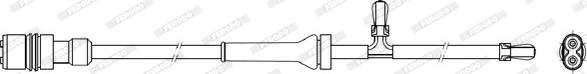 Ferodo FWI255 - Предупредителен контактен сензор, износване на накладките vvparts.bg