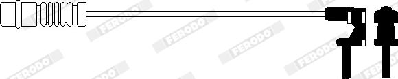 Ferodo FWI267 - Предупредителен контактен сензор, износване на накладките vvparts.bg