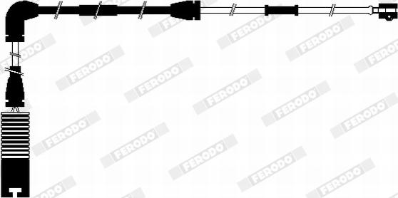 Ferodo FWI279 - Предупредителен контактен сензор, износване на накладките vvparts.bg
