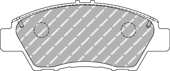 Ferodo Racing FCP4404H - Комплект спирачно феродо, дискови спирачки vvparts.bg