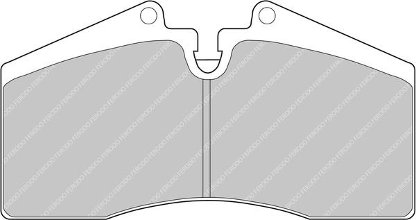 Ferodo Racing FCP560H - Комплект спирачно феродо, дискови спирачки vvparts.bg