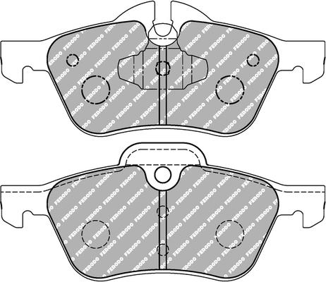 Ferodo Racing FCP1499W - Комплект спирачно феродо, дискови спирачки vvparts.bg