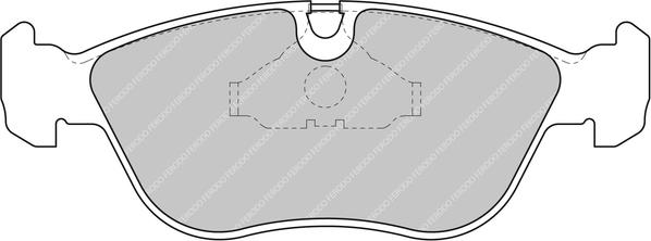 Ferodo Racing FCP1285R - Комплект спирачно феродо, дискови спирачки vvparts.bg