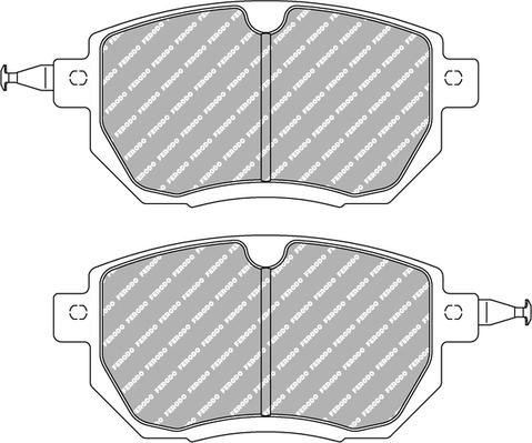 Ferodo Racing FCP1786H - Комплект спирачно феродо, дискови спирачки vvparts.bg