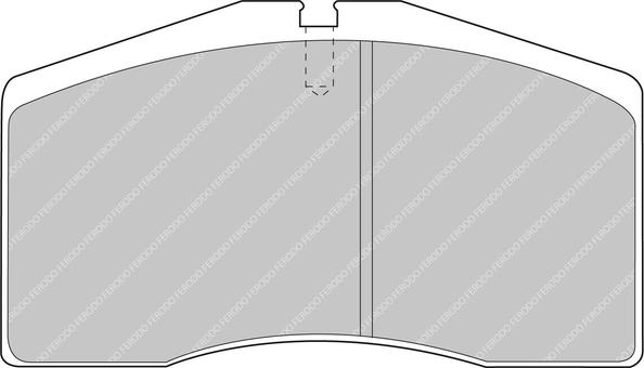 Ferodo Racing FCP891W - Комплект спирачно феродо, дискови спирачки vvparts.bg