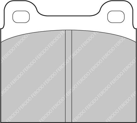 Ferodo Racing FCP2C - Комплект спирачно феродо, дискови спирачки vvparts.bg