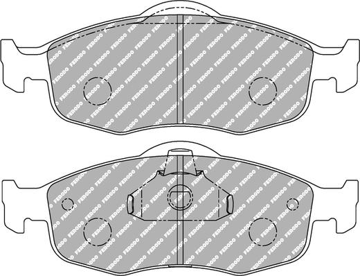 Ferodo Racing FCP766R - Комплект спирачно феродо, дискови спирачки vvparts.bg