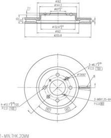 FI.BA FBD277 - Спирачен диск vvparts.bg