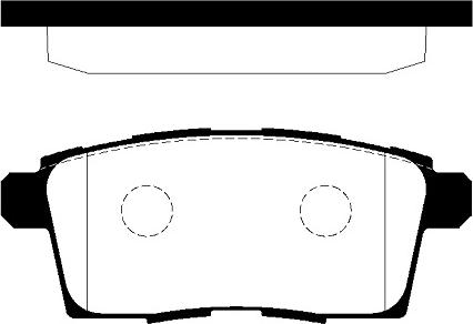FI.BA FBP4343 - Комплект спирачно феродо, дискови спирачки vvparts.bg