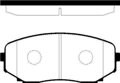 OEMparts 7T4Z2001A - Комплект спирачно феродо, дискови спирачки vvparts.bg