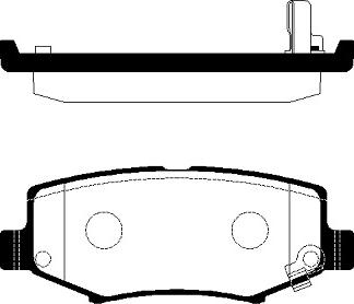 Jurid 573323J-D - Комплект спирачно феродо, дискови спирачки vvparts.bg