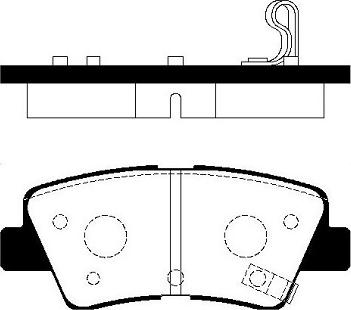 FI.BA FBP4282 - Комплект спирачно феродо, дискови спирачки vvparts.bg