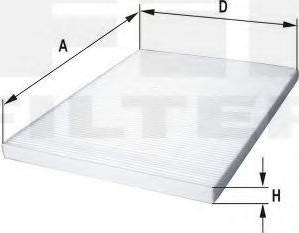 FIL Filter HC 7195 - Филтър купе (поленов филтър) vvparts.bg