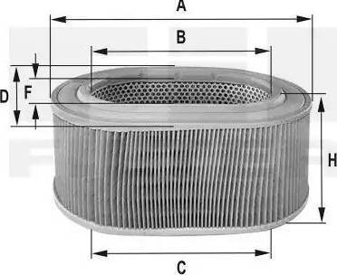 FIL Filter HPU 4363 - Въздушен филтър vvparts.bg