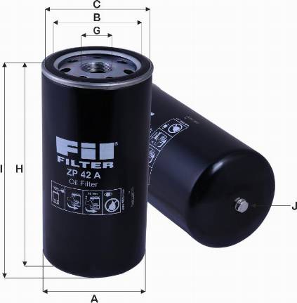 FIL Filter ZP 42 A - Маслен филтър vvparts.bg