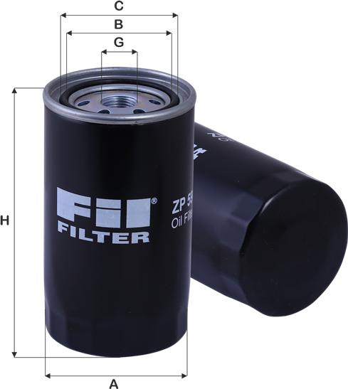 FIL Filter ZP 594 B - Маслен филтър vvparts.bg
