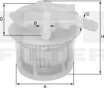 FIL Filter ZP 8066 FP - Горивен филтър vvparts.bg