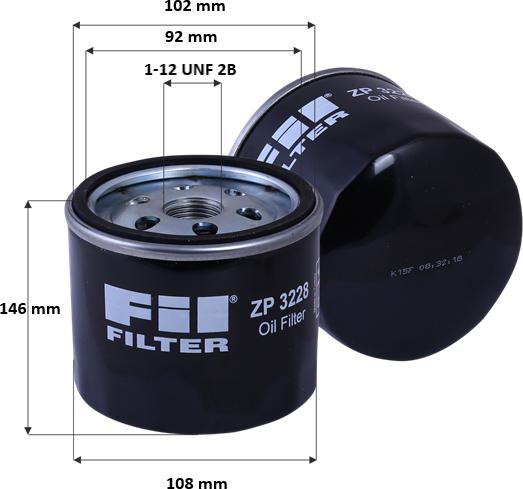 FIL Filter ZP 3228 A - Маслен филтър vvparts.bg