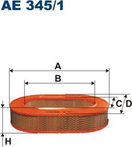 Filtron AE345/1 - Въздушен филтър vvparts.bg