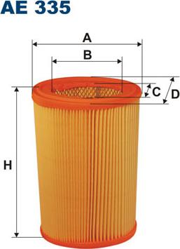 Filtron AE335 - Въздушен филтър vvparts.bg