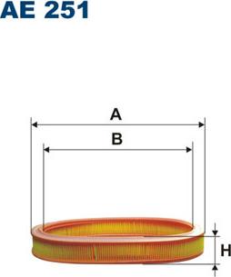 Filtron AE 251 - Въздушен филтър vvparts.bg